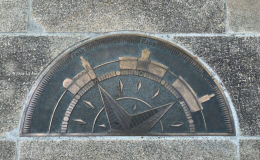 Plate of Yokohama Three Towers